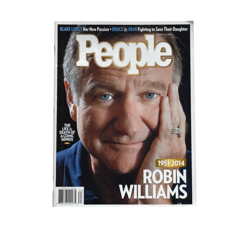 People Magazine August 25 2014 Robin Williams Tribute Issue Comic Genius Tribute